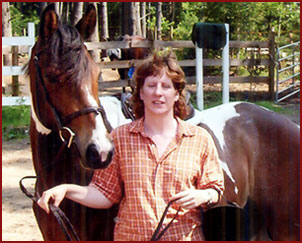 Martha with Hope, horse