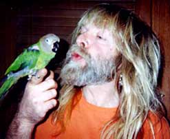 Higgy (Conure bird) and Ike